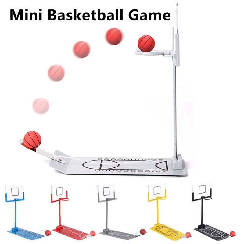 

Stress Relief Toy Birthday Gift Foldable Mini Basketball Game Training Toys Office Desktop Table Basketball For NBA CBA Lovers