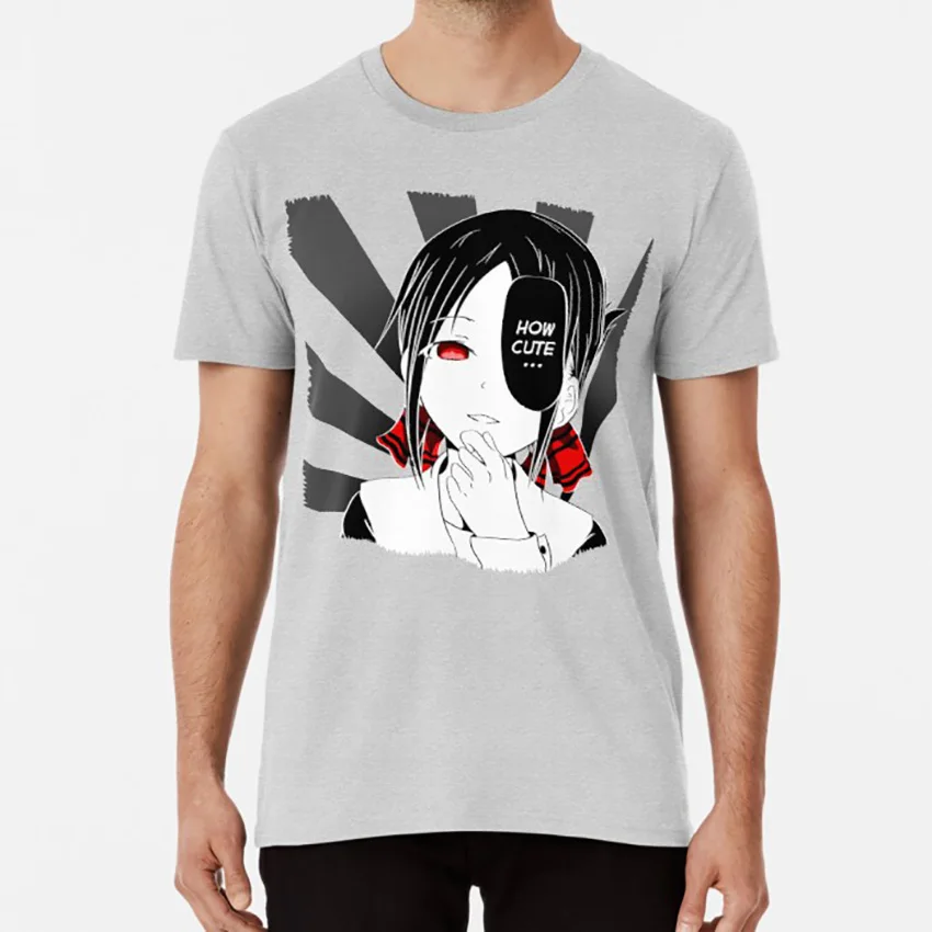 Какая милая футболка kaguya sama shinomiya love is war как кавайная Кото Манга Аниме|Мужские