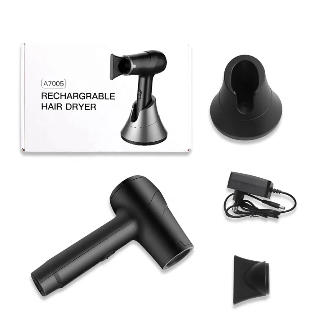 Беспроводная портативная сушилка для волос с горячей и холодной зарядкой