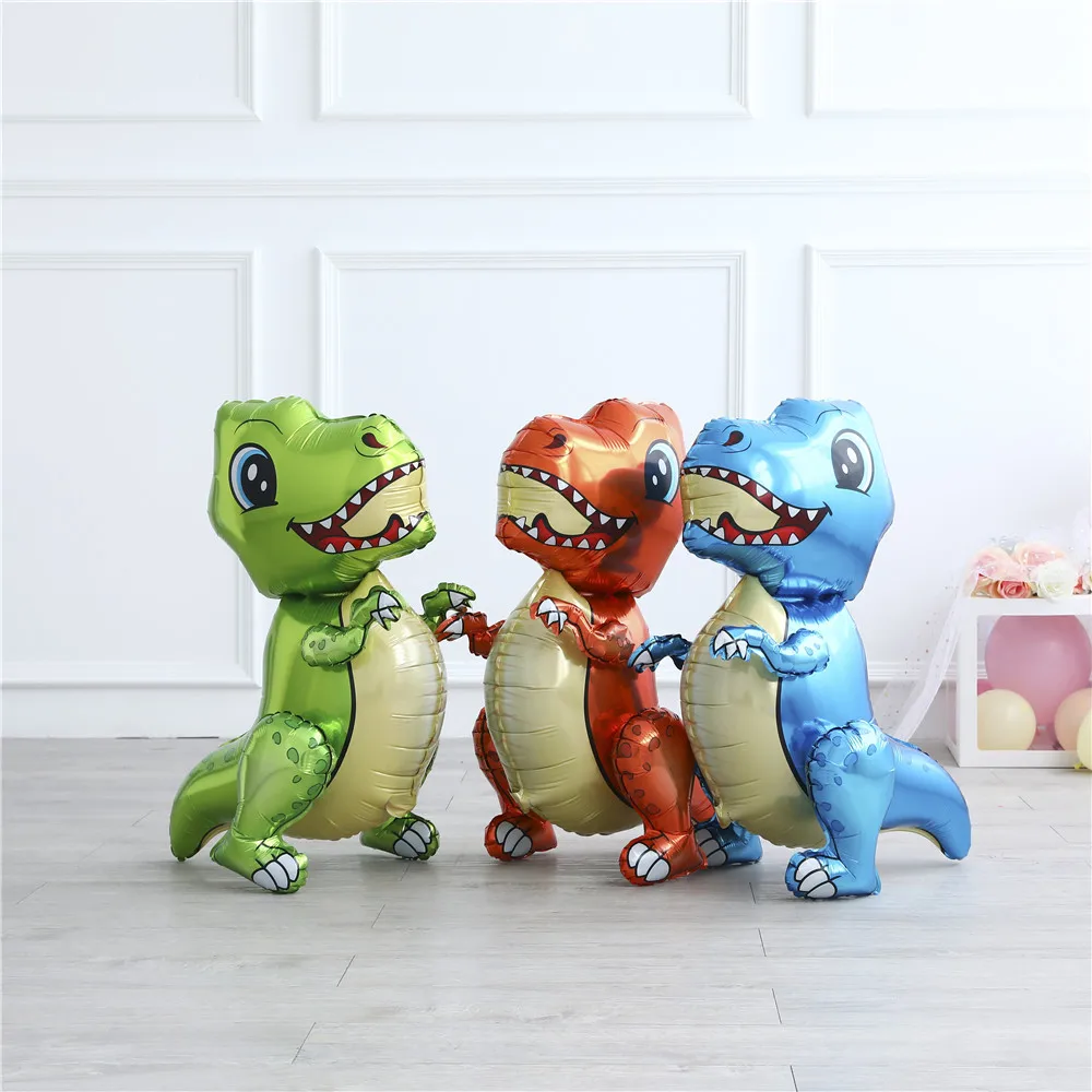 1 шт. большой 4D ходячие шары динозавра фольга воздушные шарики в виде животных для