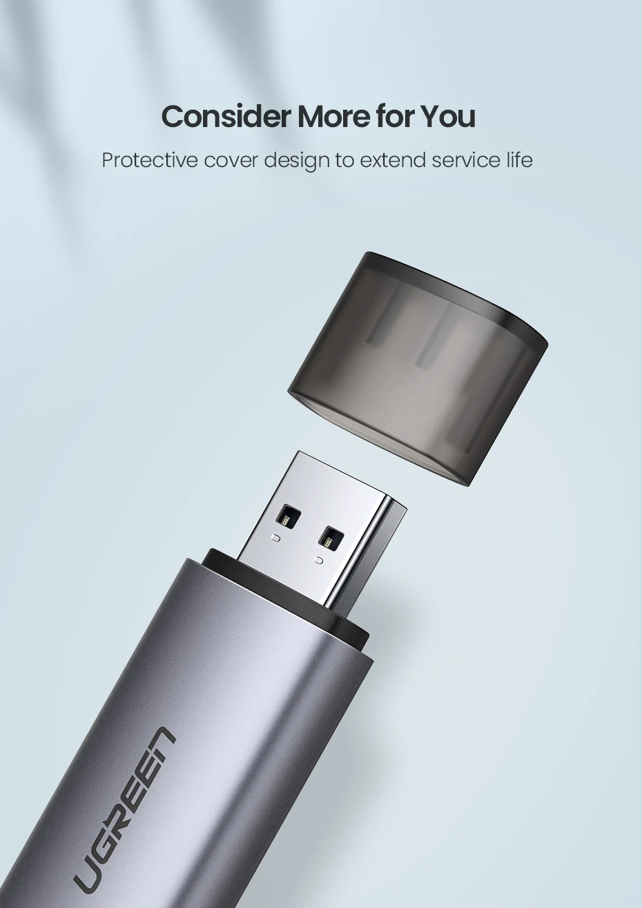 Ugreen кард-ридер USB 3,0 type C для SD Micro SD TF адаптер для ноутбуков Аксессуары OTG кардридер смарт-карта памяти SD кардридер