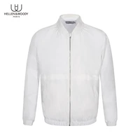 hw mens casual jacket luxury washed clothes long sleeve running outdoors zipper coat loose outwear