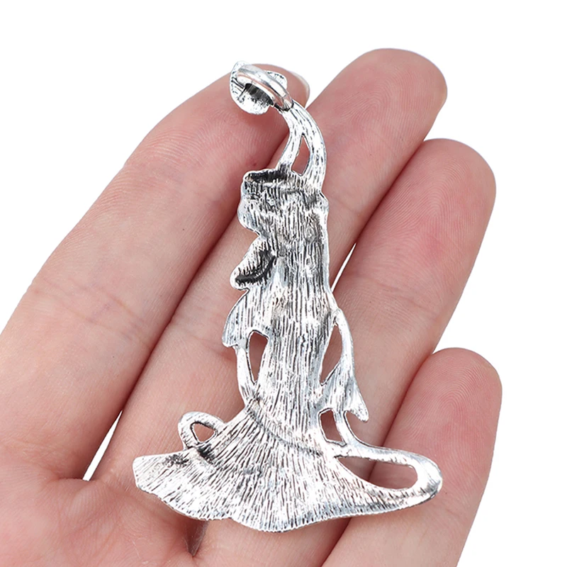 ZXZ 5 шт. подвески в виде большой богини Венеры из тибетского серебра для ювелирных
