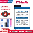 2700 мАч для Amazon Kindle 3 III клавиатура электронная книга D00901 графит 170-1032-00 170-1032-01 батарея S11GTSF01A фотография