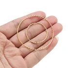 10 шт. 30 мм50 мм модные золотые геометрические большие круглые серьги для женщин модные большие полые серьги DIY ювелирные аксессуары