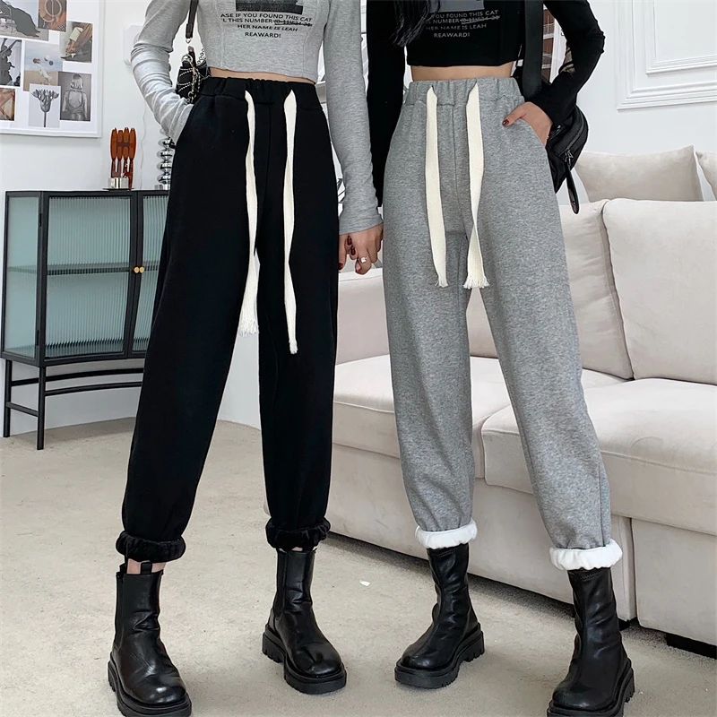 Новинка 2021 серые женские спортивные брюки JMPRS Осенние мешковатые модные большого