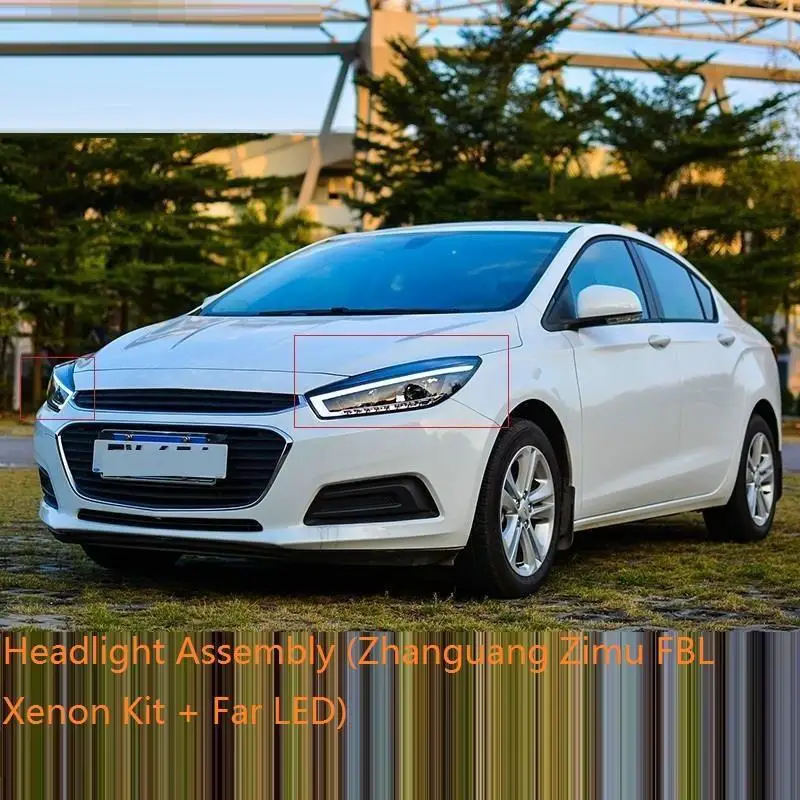 MODEL O Бегущие Neblineros боковые поворотники Drl наружные Luces Led Para Автомобильные фары в сборе 15 для Chevrolet Cruze - Цвет: MODEL O