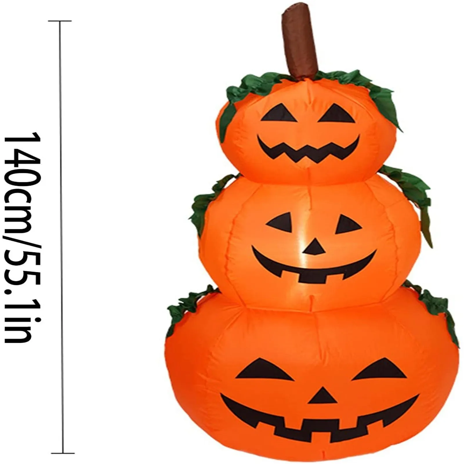 

1.4m Halloween Inflatable Pumpkin Lantern Decoration Foam Courtyard Decoration Material 3d Decoration Inflatable Led Light