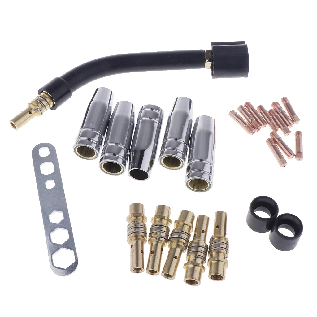 

MB15AK MIG Welding Torch Tip 0.8mm Conical Nozzle Kit -Binzel Style