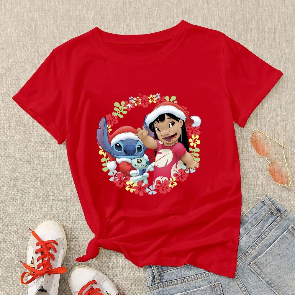 

2021 Christmas Eve Gift T-Shirt 3D Printed Women's Blouse, Holiday Surprise Gift for Girlfriend, Funny Cartoon Picture Shirt