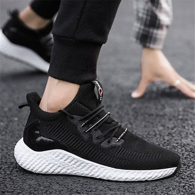 Fashion Men Casual Shoes 2020 brand sneakers men Lightweight Lace-up Walking Sneakers trainer Male Footwear sapato Masculino | Обувь