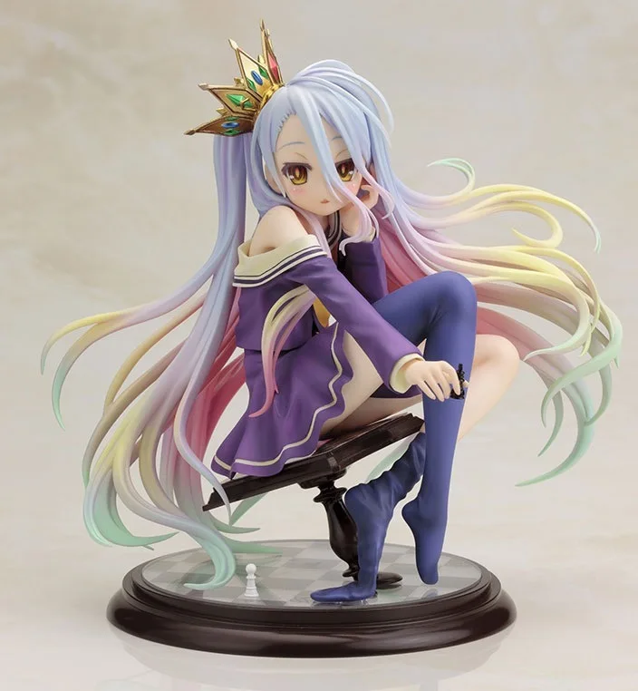 

Beautiful girl with skirt akimbo version Pre-painted Figure
