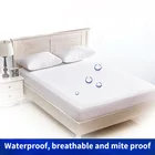 Гладкий Водонепроницаемый чехол для матраса, чехол для матраса с пружиной, гипоаллергенный чехол для матраса с защитой от клопов