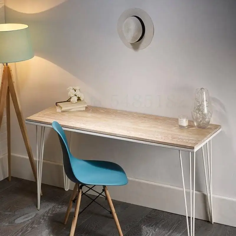 Креативный стол в скандинавском стиле из массива дерева для спальни домашний