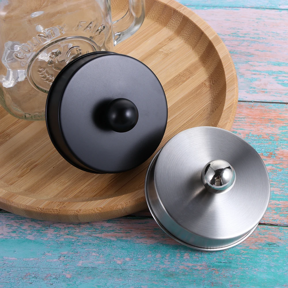 1/2 шт. регулярные рот стеклянная банка с завинчивающейся крышкой крышки аптека