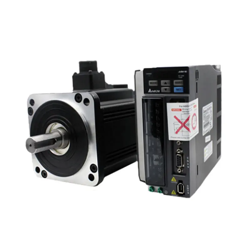 Delta 750 Вт AC Серводвигатель комплект 0 75 КВТ ECMA C20807RS + ASD B2 0721 B 3000 об/мин 80 мм с 3м