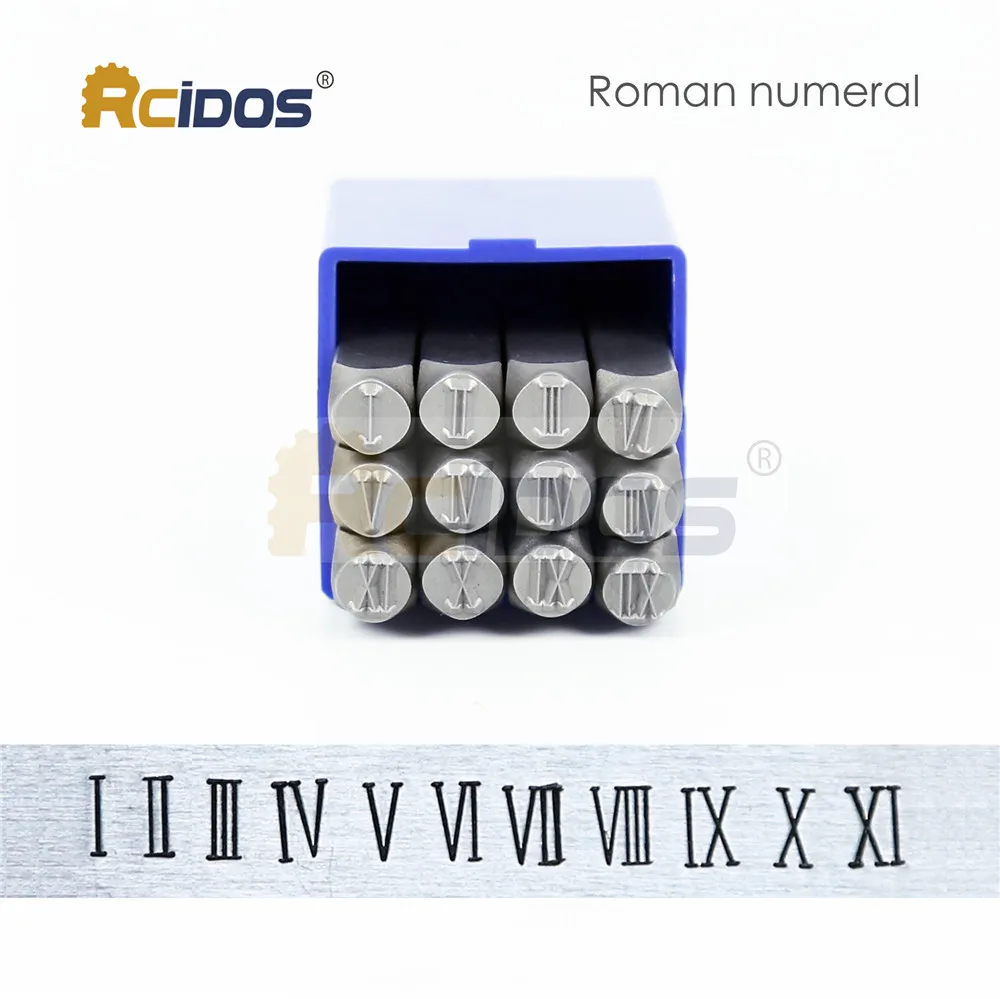 6 мм стальные штампы с римскими цифрами римские цифровые 12 шт./кор.|Орудия| |