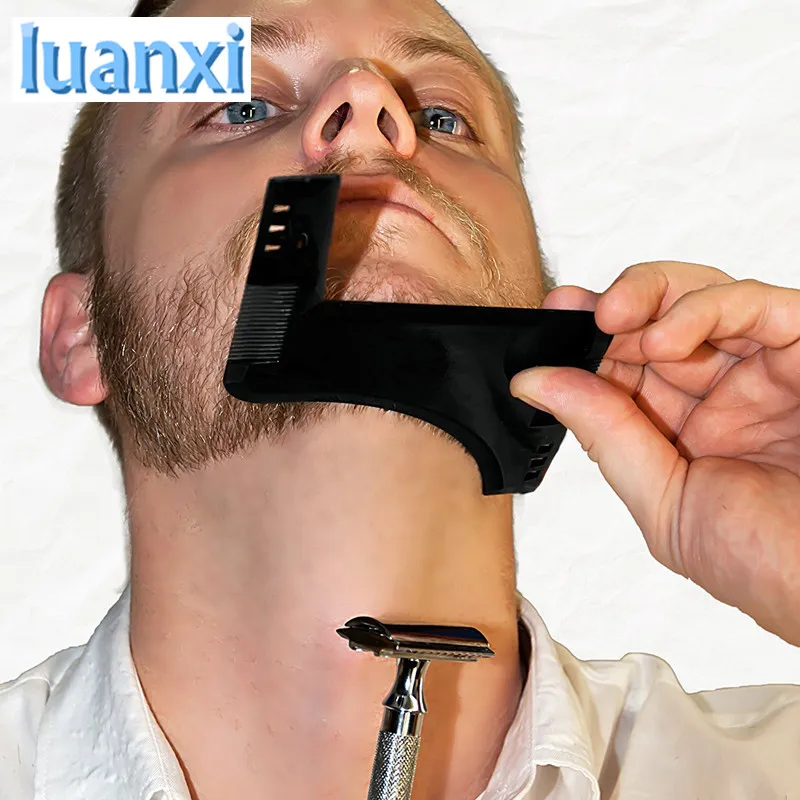 Новая двухсторонняя борода формирующая стиль Борода расческа Для мужчин