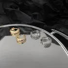 Женские серьги-подвески с кристаллами, маленькие висячие серьги с геометрическим дизайном, 2021
