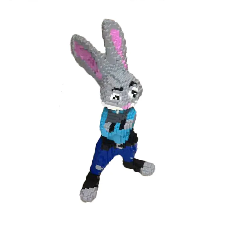 Креативные детские игрушки зеленый пластиковый заглушка кролик маленький