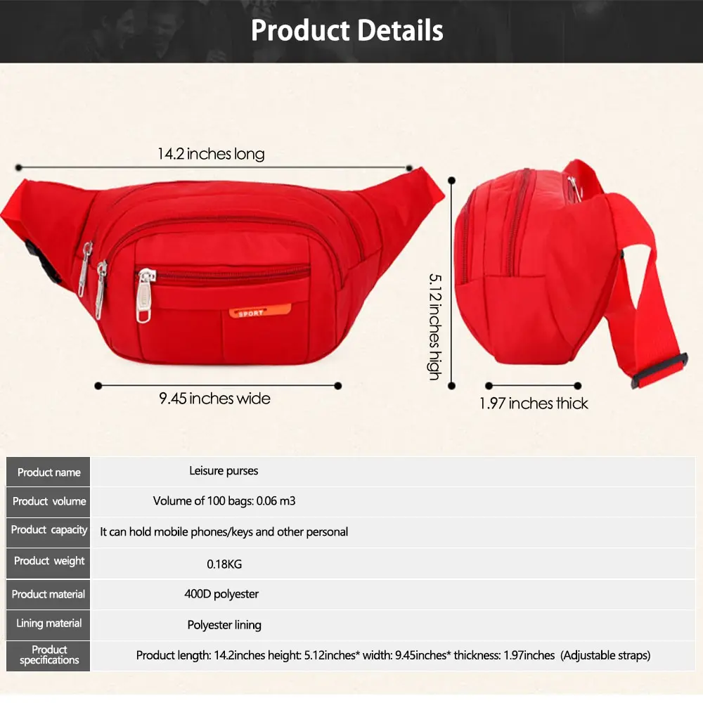 

Waist Bag Female Belt New Brand Fashion Waterproof Chest Handbag Unisex Ladies Waist Pack Belly Bags Purse