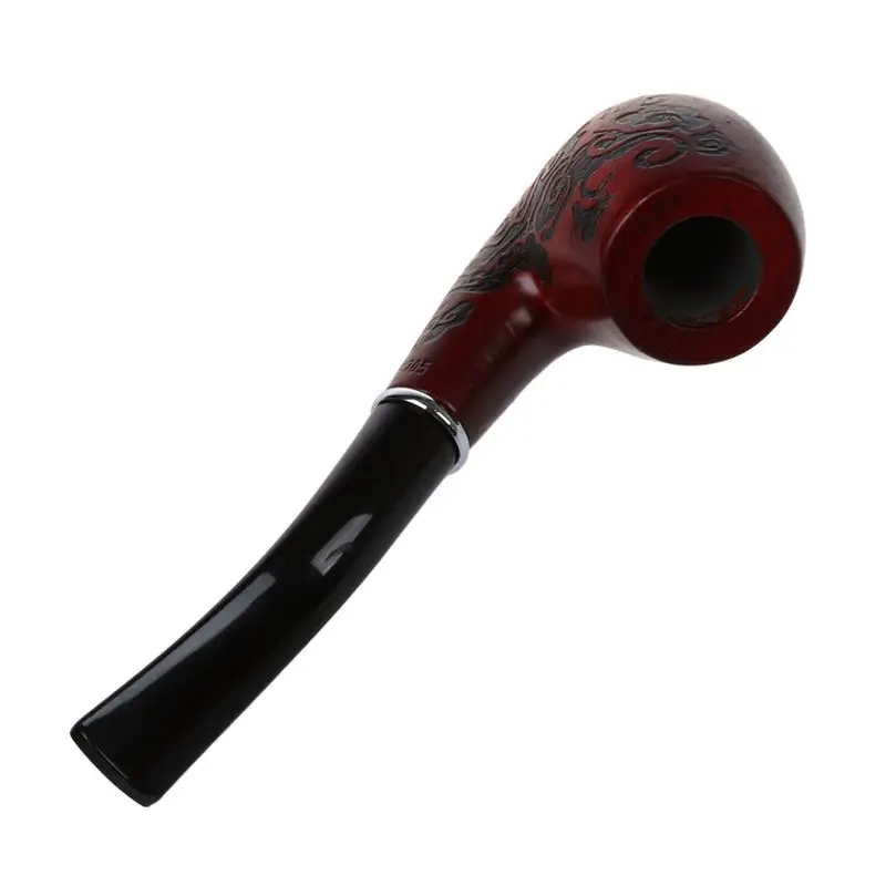 

Hot Gift Durable Wooden Enchase Smoking Pipe Tobacco Cigarettes Cigar Pipes
