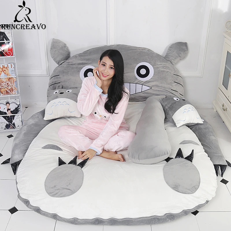 

Мультяшный матрас Totoro, ленивый диван-кровать, подходит для детей, татами-коврики, милый креативный маленький складной диван-кровать, стул