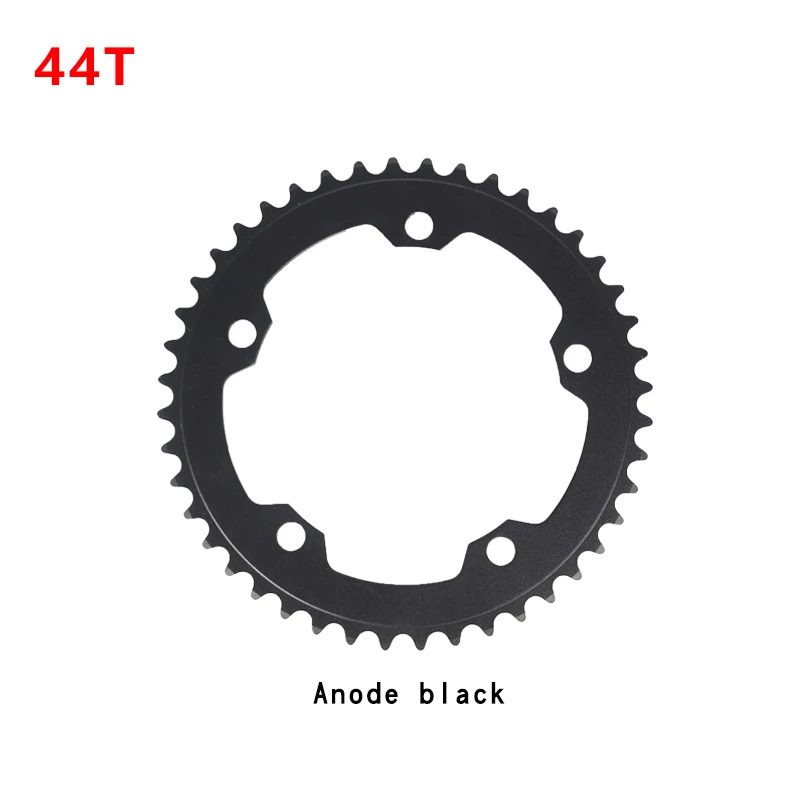 44T Black Dead flying велосипед 39T 44T 46T 48T 53T MTB велосипедный кривошипный шатун дисковая цепь колеса зубной срез запчасти - Цвет: 44T Black