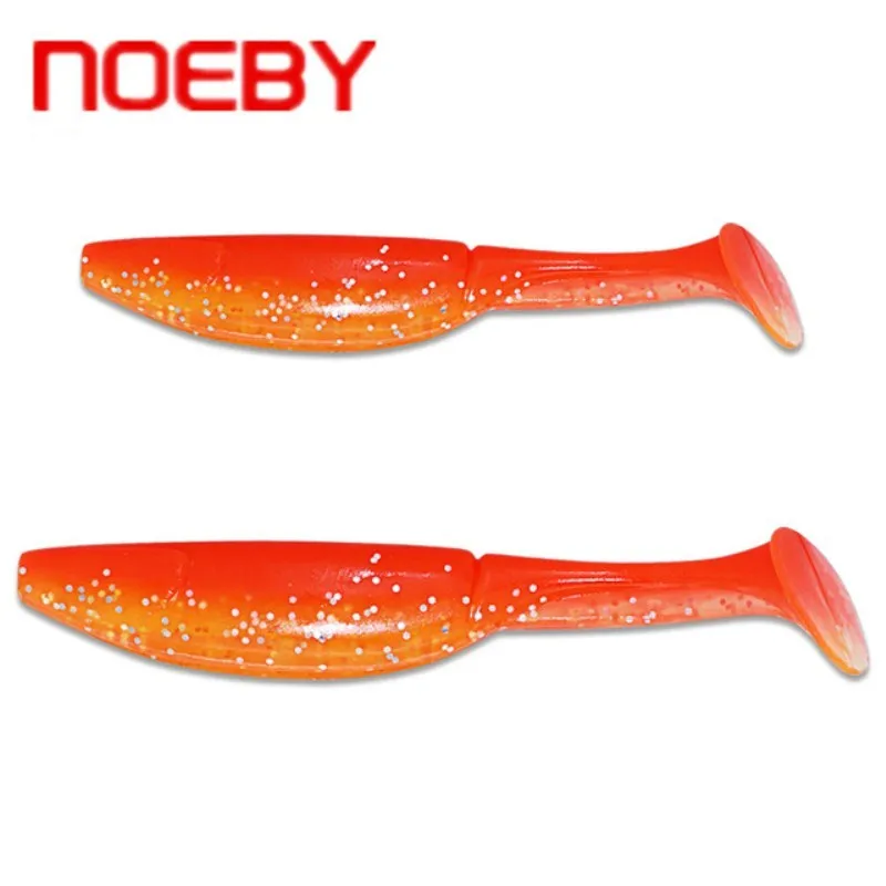 NOEBY 4 шт 12 5 cm 15g одиночный Т хвост Мягкая рыболовная приманка Sabiki блесны