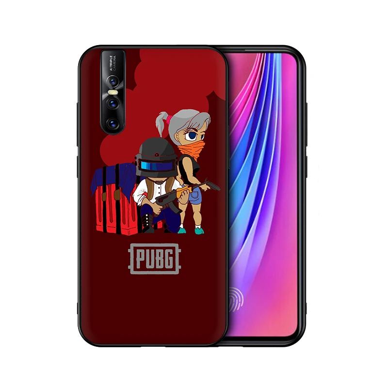 B10 EWAU PUBG мобильный чехол для телефона из силикона Крышка для Vivo Y53 Y55s Y81s Y79 V9 V11 V15 Pro Y69 Y71 Y91C Y93 Y66 X9s Z5X - Цвет: B10