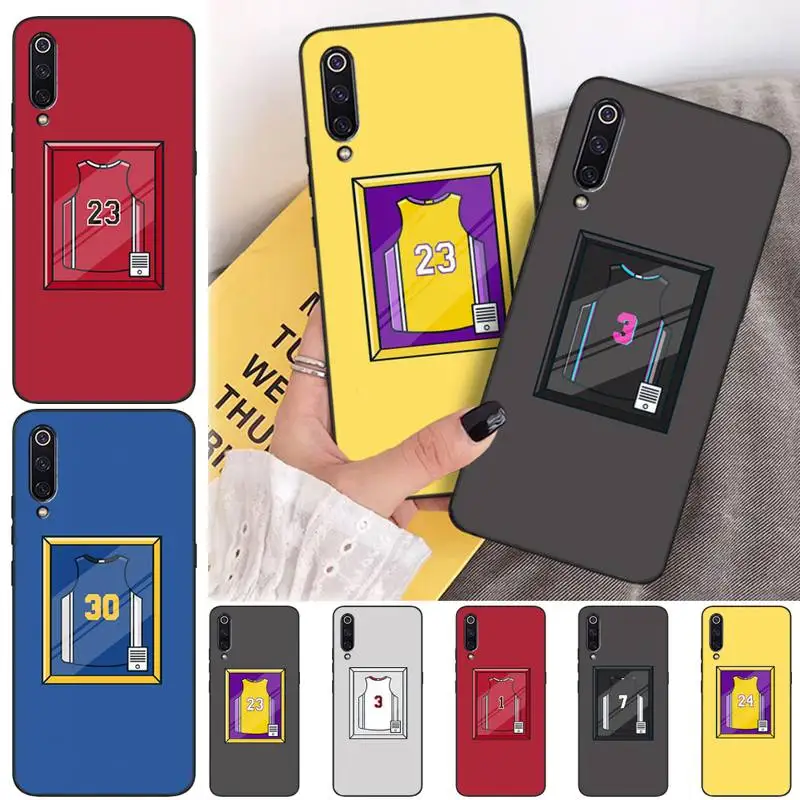 

Star Jersey Collection Phone Case For Xiaomi Mi Cc Note 7 8 8t 8es 9 9se 9a 10 10t 11 F1 MAX 2 3 Pro Lite Ultra Funda