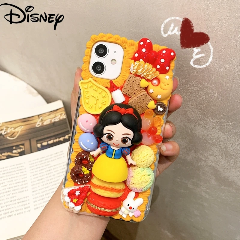 

Disney Snow White handmade diy creative cute cartoon girl phone case for iPhone12mini/11promax/12pro/se/xr/xs/xsmax/7plus/8p/