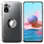 Металлический противоударный мягкий чехол с кольцом для Xiaomi Mi 10T Pro 5G 10T Lite Redmi Note10 Pro Max 4G K40 Plus 10 Youth11 Note 9T 9A 9C F3