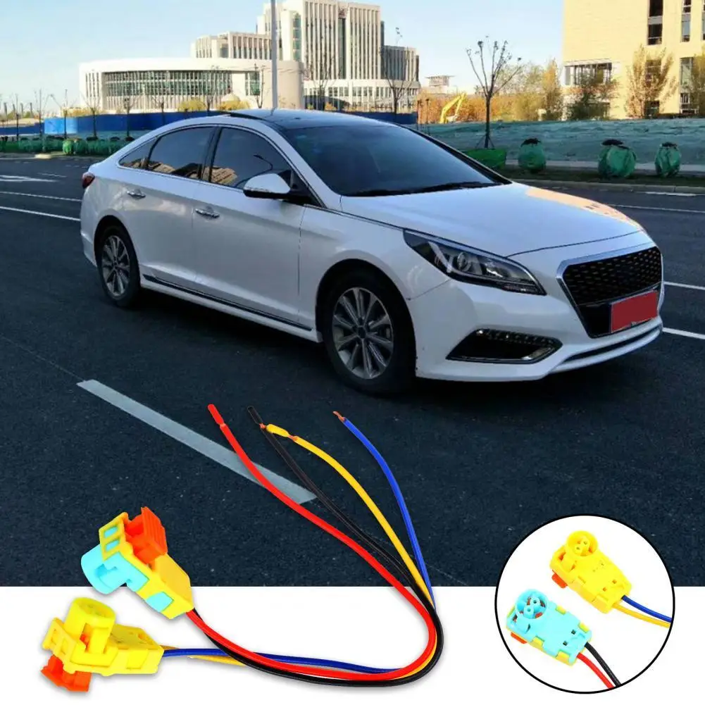2Pcs Airbags Connector Wear-resistant Easy Installation ABS Clock Spring Wire Plug for Sonata Verano Focus Vol | Автомобили и
