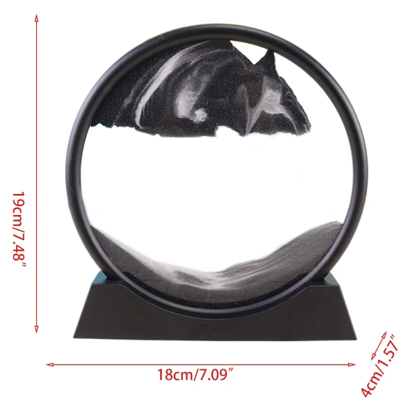 Настенная картина 3d песочные часы движущийся песок художественная | Дом и сад