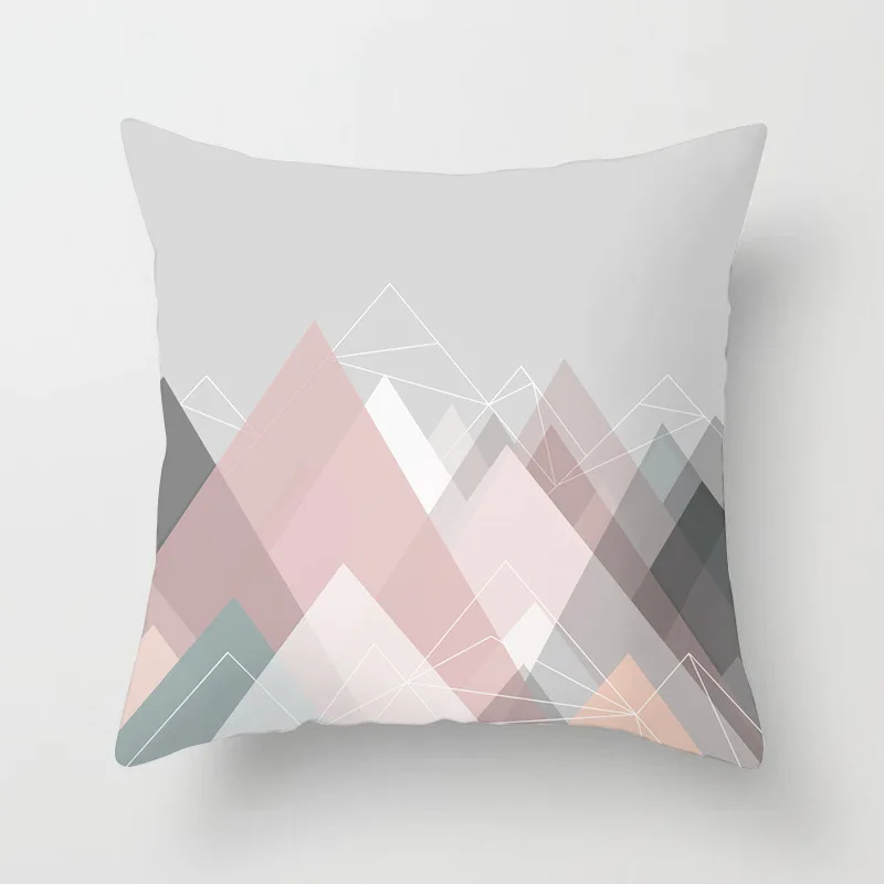 Распродажа 1 шт. Чехлы для подушек с геометрическим принтом полиэфирные диванов