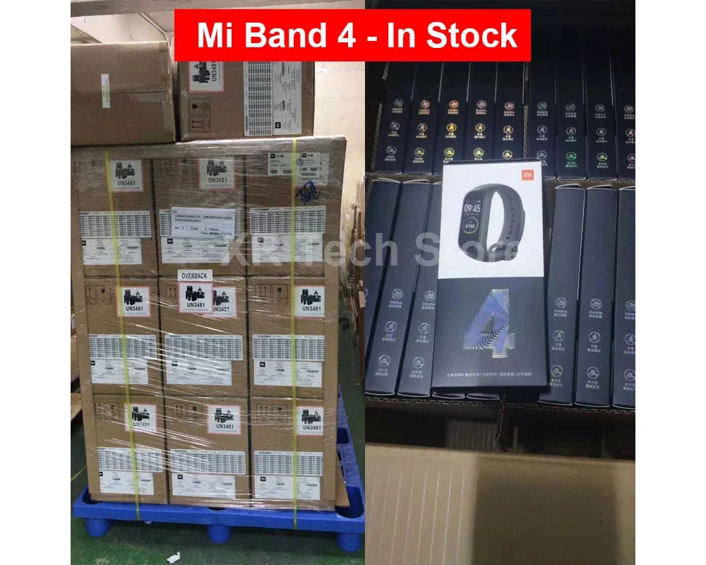 Xiaomi Mi Band 4 фитнес браслет, смарт браслет Miband 4 Фитнес-трекер Heart Rate 0,9" Цветной экран Bluetooth 5.0, глобальная версия