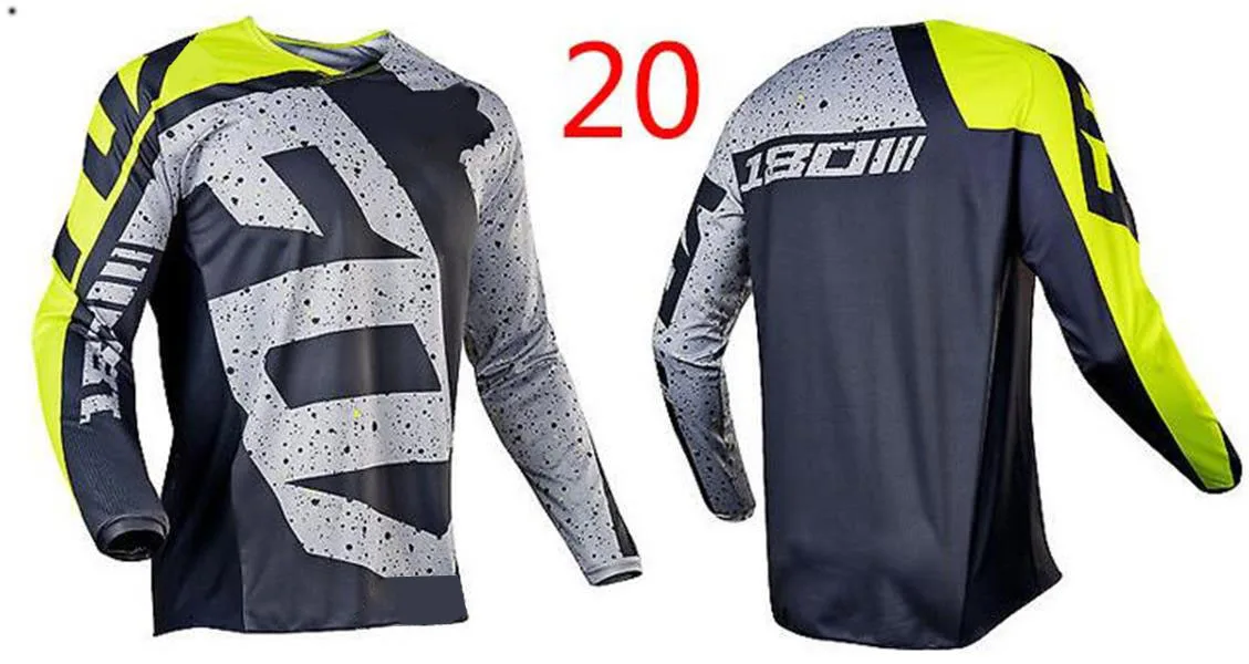 

2021 motorcycle downhill jersey mountain cross-country long-sleeved speed surrendering the same style customization