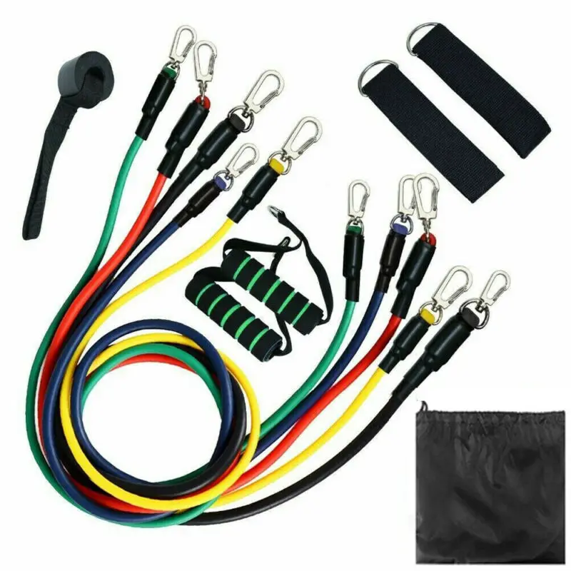 11 шт. латексные резинки для тренировок упражнений йоги веревки резиновые