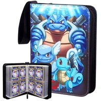 12 styles high quality pokemon cards holder album anime cartoon pikachu charmander bulbasaur jenny turtle kids xmas gift