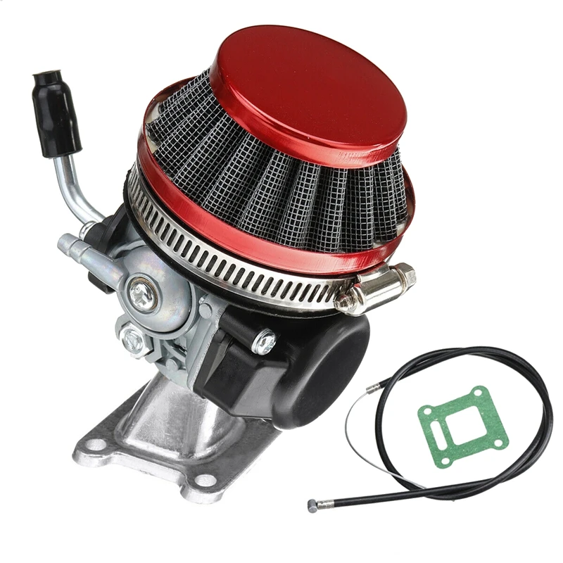 Воздушный фильтр карбюратора + уплотнительная штанга для автомобиля 47Cc 49Cc Mini Moto
