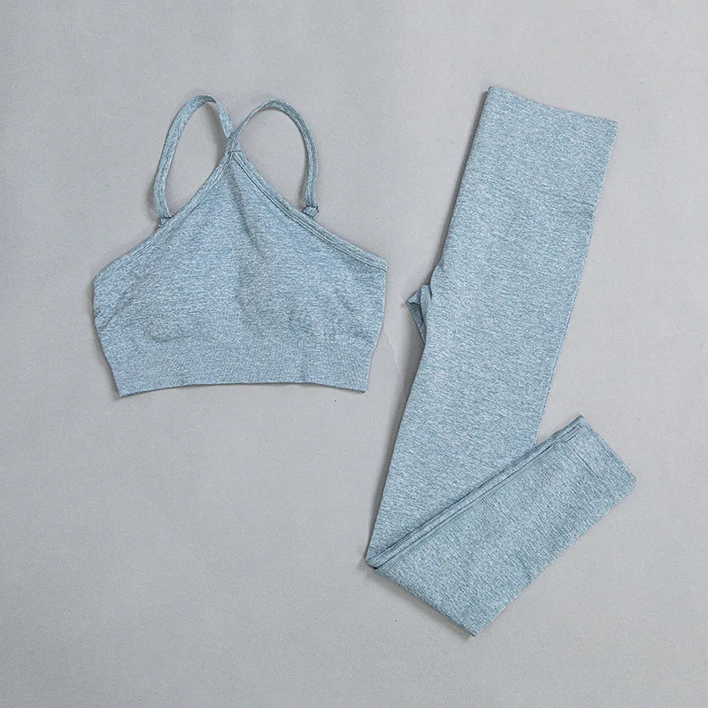 

High Waist Leggings+Sport Bra Women Seamless Yoga Set Fitness Clothing Gym Suits Workout Clothes Woman Jogging SportwearYoga set
