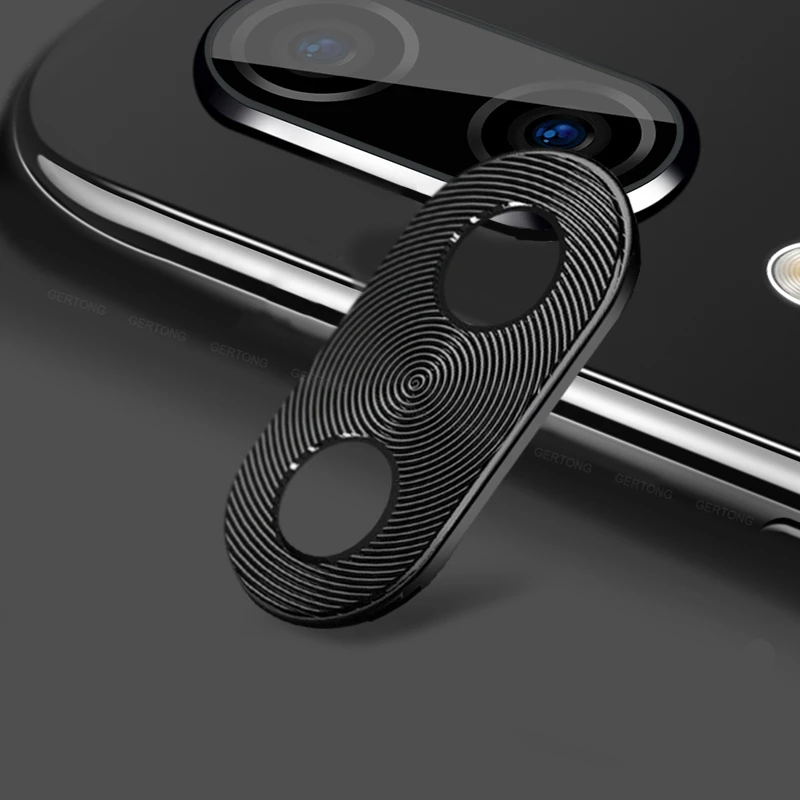 Black Роскошный объектив камеры защитное кольцо покрытие алюминия для Xiaomi Redmi Note 7 чехол для камеры кольцо Защитная крышка для Redmi Note7 Pro - Цвет: Black