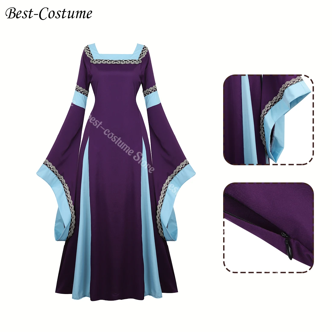 Женское платье в средневековом стиле |