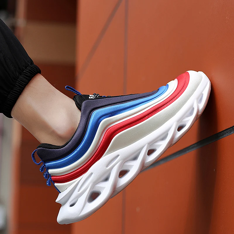 

Fashion Men Casual Shoes Sneakers-for-men Shoes Casual Zapatos Casuales Men Fashion Sneakers Mesh Breathable Slip On