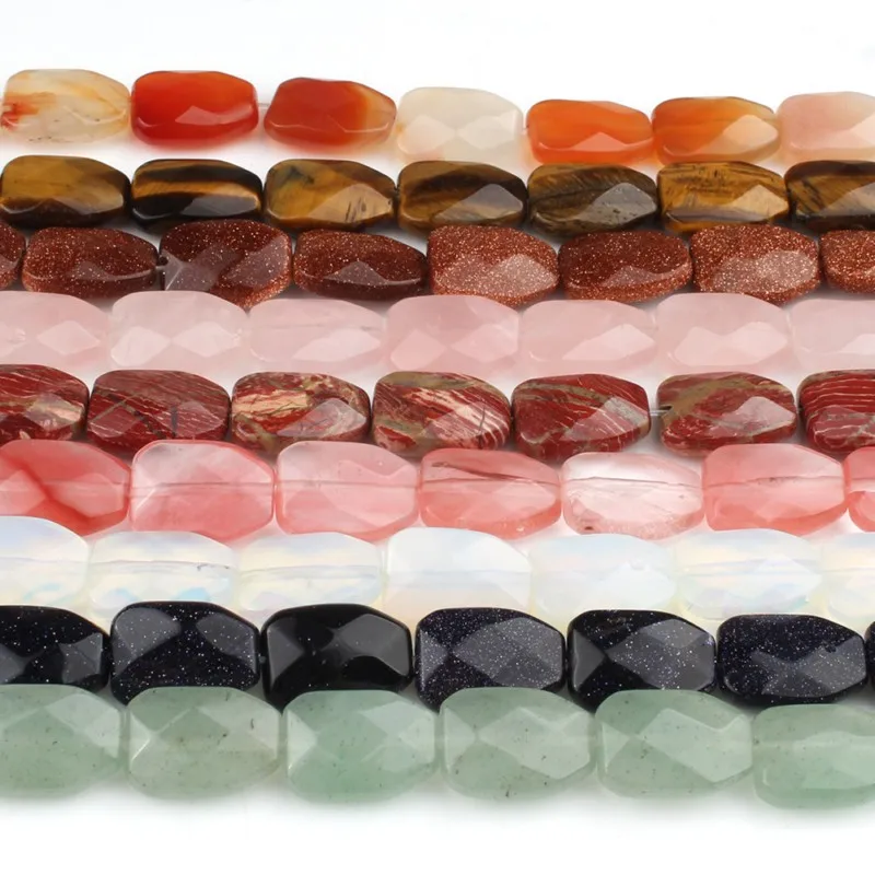 Ограненные бусины с двумя углами незакрепленные бусины-разделители для