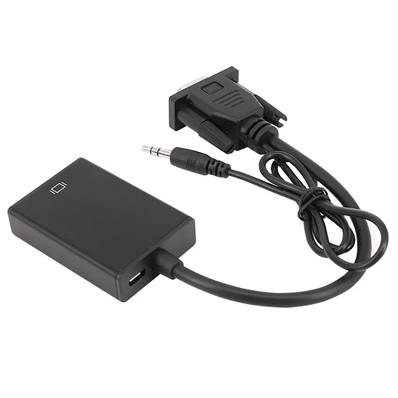 Преобразователь из VGA в HDMI адаптер Hdmi к кабелю источник питания Vga HD коммутатор