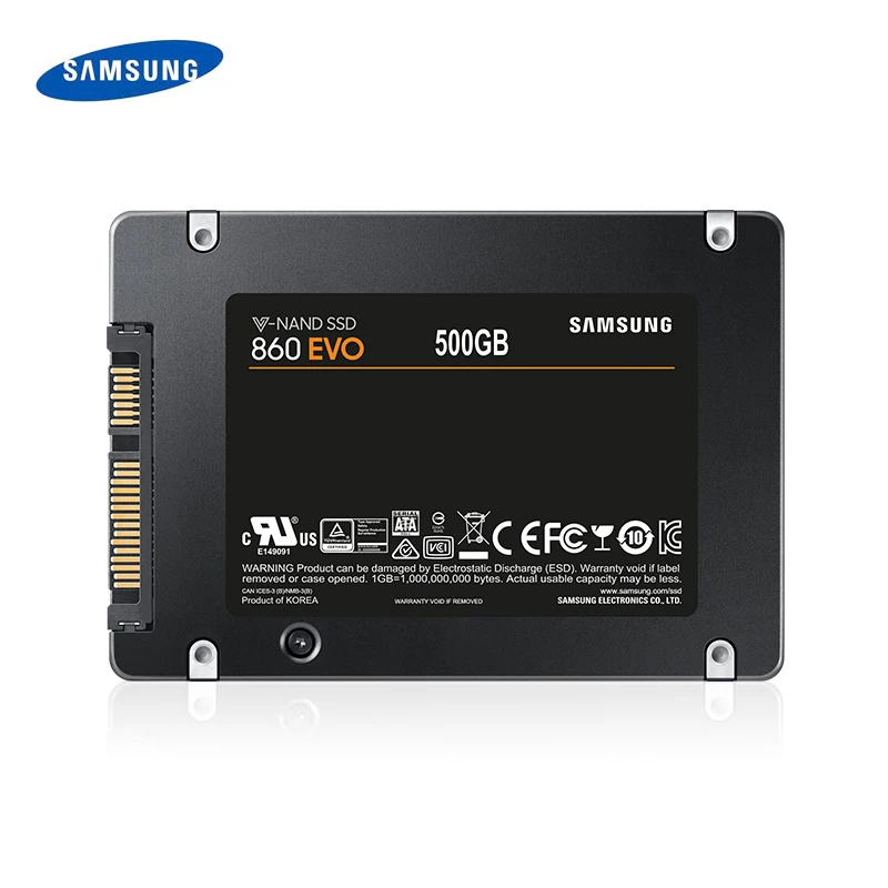 Твердотельный накопитель Samsung SSD HDD SATA3 500 дюйма 250 ГБ 2 5 1 ТБ 860 для ноутбуков и