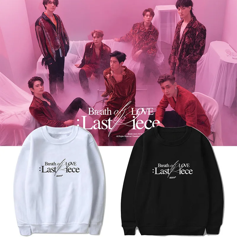 

GOT7 New Album Breath of Love Last Piece Thick Warm Hoodie Sweater