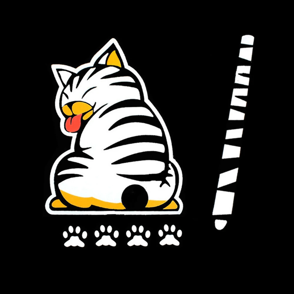 Tancredy Cat развевающиеся наклейки для стеклоочистителей ПВХ автомобильный Стайлинг